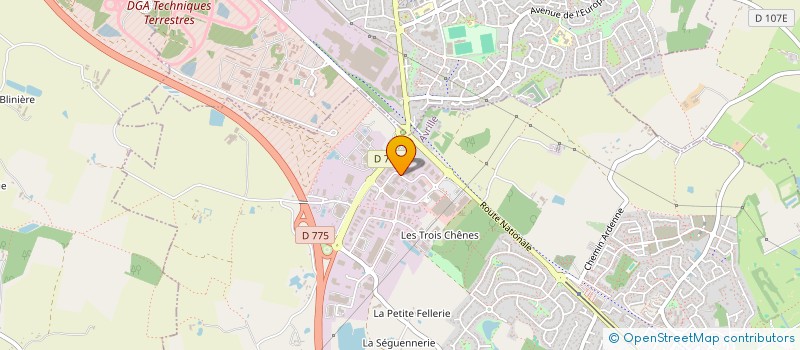 localisation de l'entreprise VDL CONSEIL ANGERS à AVRILLE