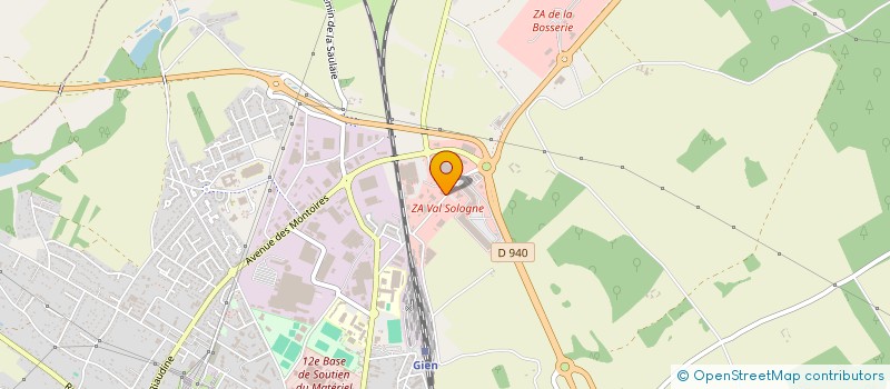 localisation de l'entreprise VDL CONSEIL BGV à GIEN