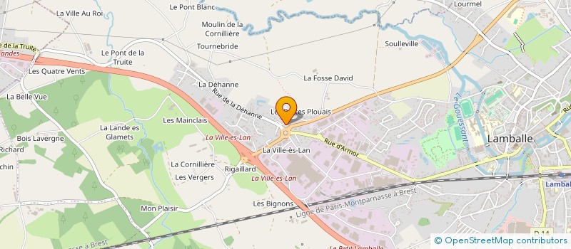 localisation de l'entreprise VDL CONSEIL LAMBALLE à LAMBALLE-ARMOR
