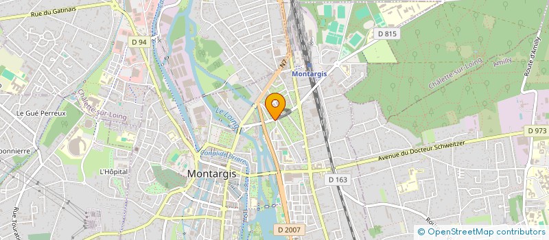 localisation de l'entreprise VDL CONSEIL MONTARGIS  VILLEMANDEUR