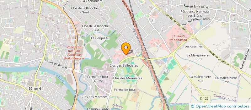 localisation de l'entreprise VDL CONSEIL ORLEANS à ORLEANS