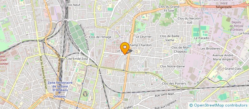 localisation de l'entreprise VDL CONSEIL ORLEANS NORD à ORLEANS