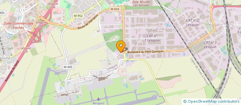localisation de l'entreprise VDL MAST SOLUTIONS FRANCE à LESQUIN