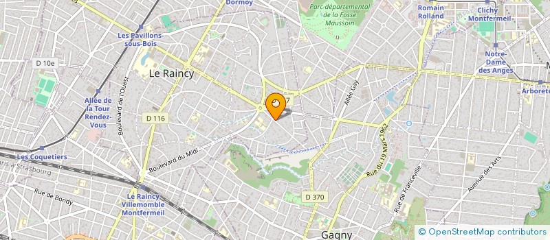 localisation de l'entreprise VDL PARTICIPATIONS à LE RAINCY