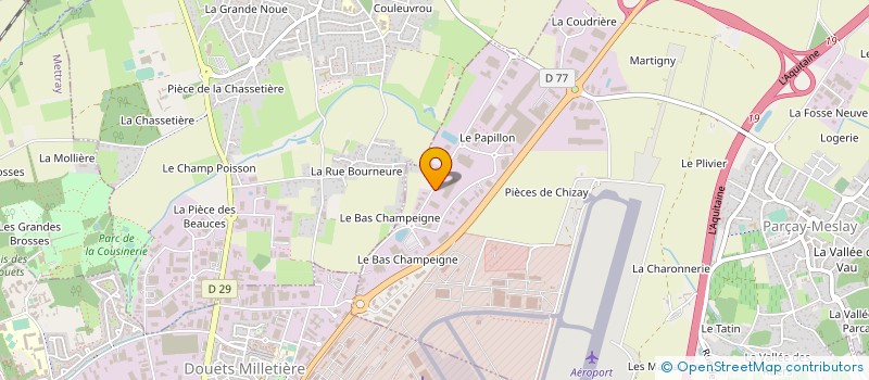 localisation de l'entreprise VDL PHM GROUP à PARCAY-MESLAY