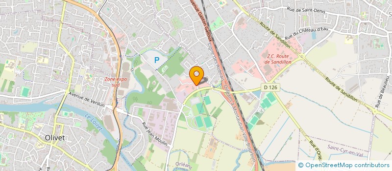 localisation de l'entreprise VDL RH & SOCIAL à ORLEANS