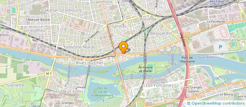 localisation de l'entreprise VDL TAXI  TOURS