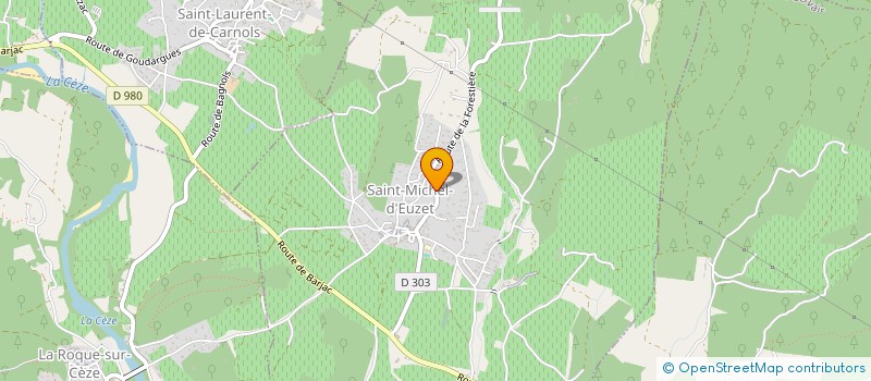 localisation de l'entreprise VDL TP  SAINT-MICHEL-D'EUZET