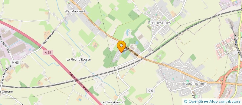 localisation de l'entreprise VDLS IMMO  ENNETIERES-EN-WEPPES