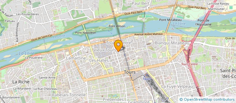 localisation de l'entreprise VDM CUIR  TOURS