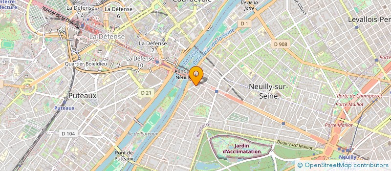localisation de l'entreprise VDM IMMOBILIER à NEUILLY-SUR-SEINE