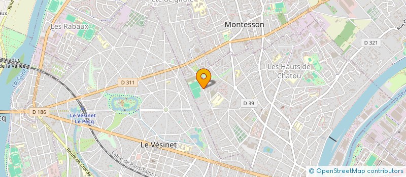 localisation de l'entreprise VDM MENUISERIE à CHATOU