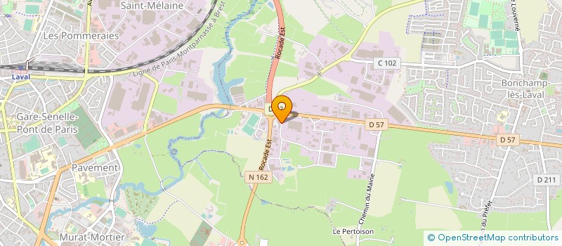 localisation de l'entreprise VDM OUEST à BONCHAMP-LES-LAVAL