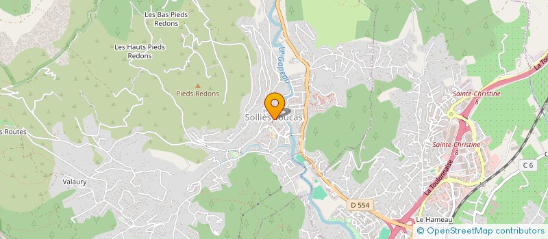 localisation de l'entreprise VDM PARTICIPATIONS à SOLLIES-TOUCAS