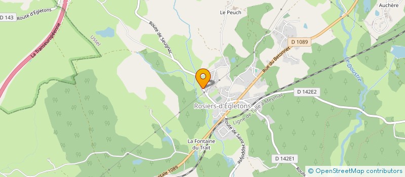 localisation de l'entreprise VDMC  ROSIERS-D'EGLETONS