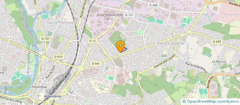 localisation de l'entreprise VDMF  L'ISLE-D'ESPAGNAC