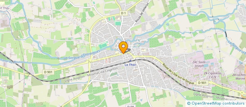 localisation de l'entreprise VDMP à LE THOR