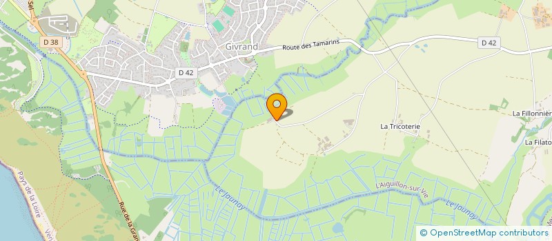 localisation de l'entreprise VDN  L'AIGUILLON-SUR-VIE