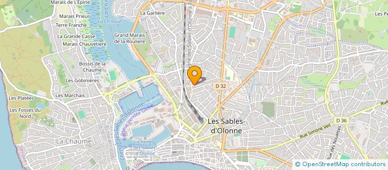 localisation de l'entreprise VDO à LES SABLES D'OLONNE