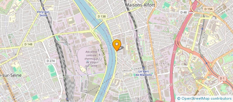 localisation de l'entreprise VDO RENO' à ALFORTVILLE