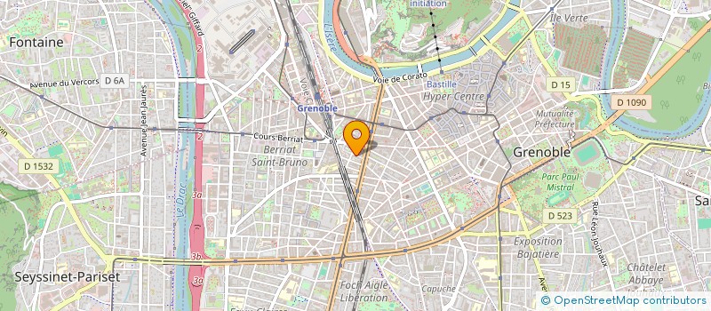 localisation de l'entreprise VDOM AGRO  GRENOBLE