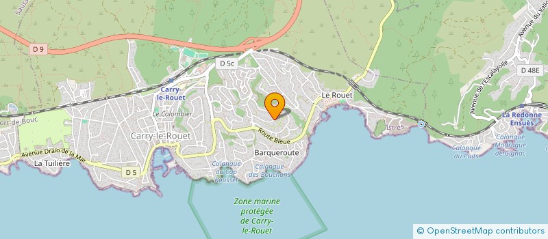 localisation de l'entreprise VDP 13  CARRY-LE-ROUET