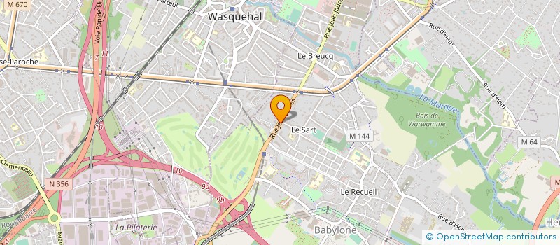 localisation de l'entreprise VDP à VILLENEUVE-D'ASCQ