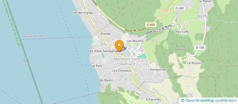 localisation de l'entreprise VDP CONSEIL  MENTHON-SAINT-BERNARD