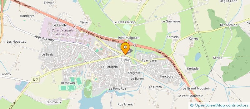 localisation de l'entreprise VDR à THEIX-NOYALO