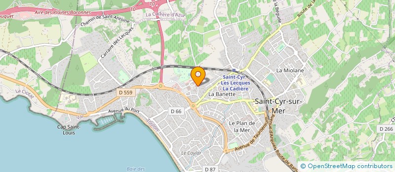 localisation de l'entreprise VDR à SAINT-CYR-SUR-MER