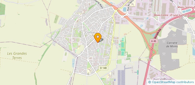 localisation de l'entreprise VDR CONSULTING à CORBAS