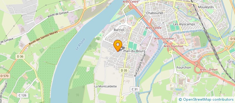 localisation de l'entreprise VDR PRODUCTION  ARLES