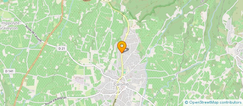 localisation de l'entreprise VDR SERVICES  CAROMB