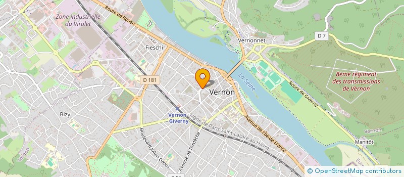 localisation de l'entreprise VDS à VERNON