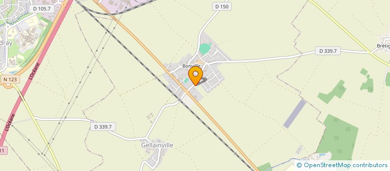 localisation de l'entreprise VDS à GELLAINVILLE