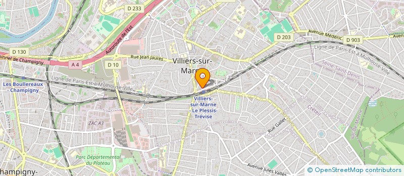 localisation de l'entreprise VDS BTP à VILLIERS-SUR-MARNE