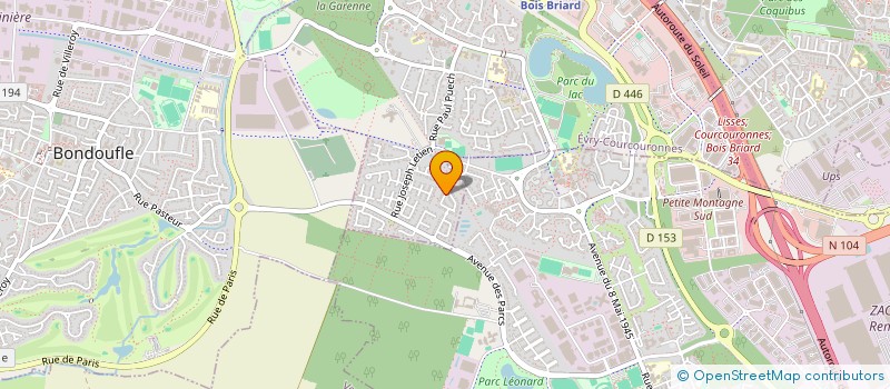 localisation de l'entreprise VDS CONSULTING à EVRY-COURCOURONNES