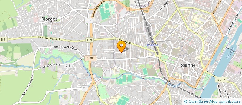 localisation de l'entreprise VDS HOLDING à ROANNE