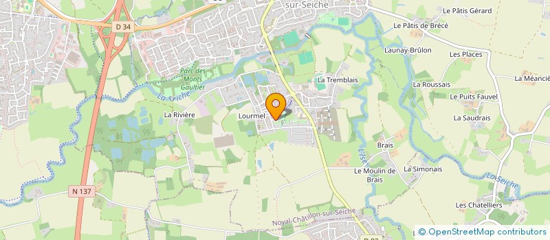 localisation de l'entreprise VDS-LOC  NOYAL-CHATILLON-SUR-SEICHE