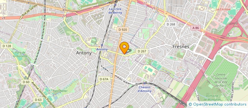 localisation de l'entreprise VDS TRAVAUX à ANTONY