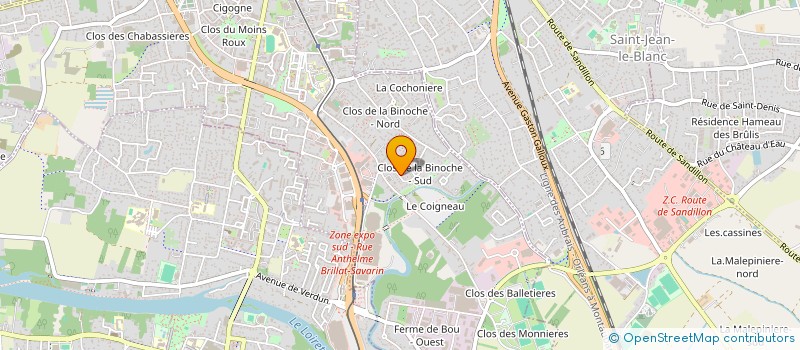 localisation de l'entreprise VDST ORLEANS - VOVINAM VIET VO DAO à ORLEANS