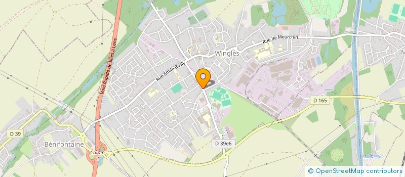 localisation de l'entreprise VDT GESTION à CARVIN