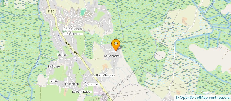 localisation de l'entreprise VDT INVEST  SAINT-MALO-DE-GUERSAC