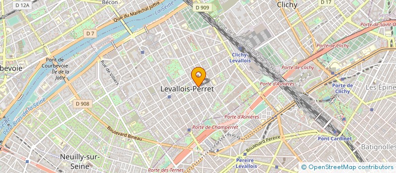 localisation de l'entreprise VDUF à LEVALLOIS-PERRET
