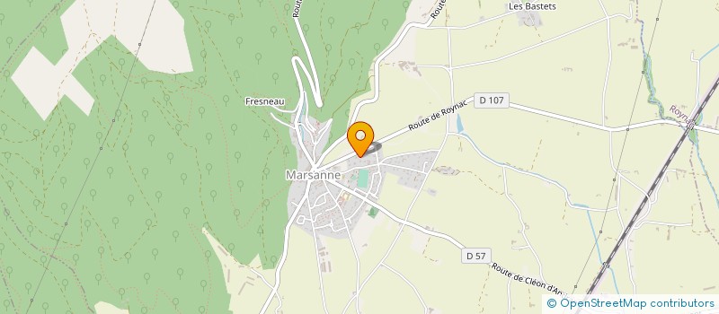 localisation de l'entreprise VDV à MARSANNE