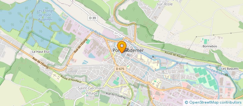 localisation de l'entreprise VDV à PONT-AUDEMER