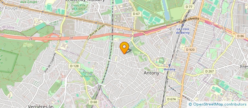 localisation de l'entreprise VDV à ANTONY