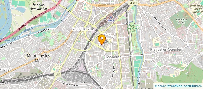 localisation de l'entreprise VDV CONSTRUCTION  METZ