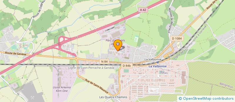 localisation de l'entreprise VDV CORP à BELIGNEUX