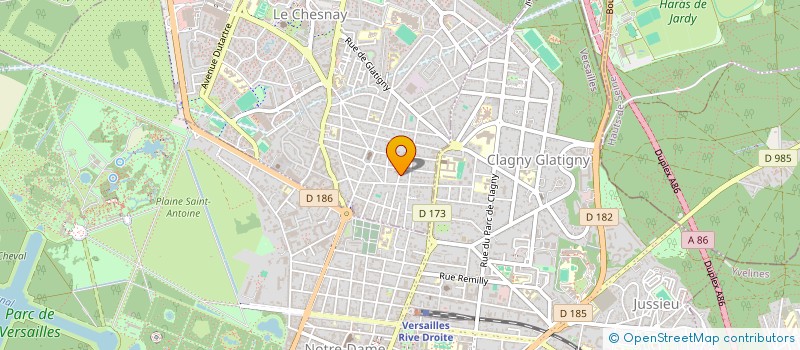 localisation de l'entreprise VDV INVEST à LE CHESNAY-ROCQUENCOURT